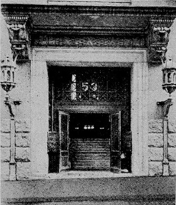 doorway, Exchange building